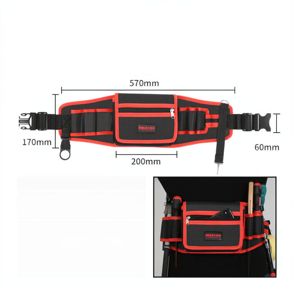 Heavy Equipment Electrician - Borsa da cintura resistente all'usura per