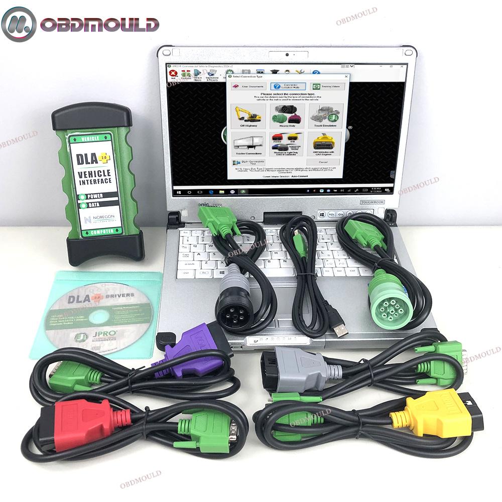 Heavy Equipment Software - Interfaccia Diagnostica ForJ-pro DLA+CFC2 per Laptop