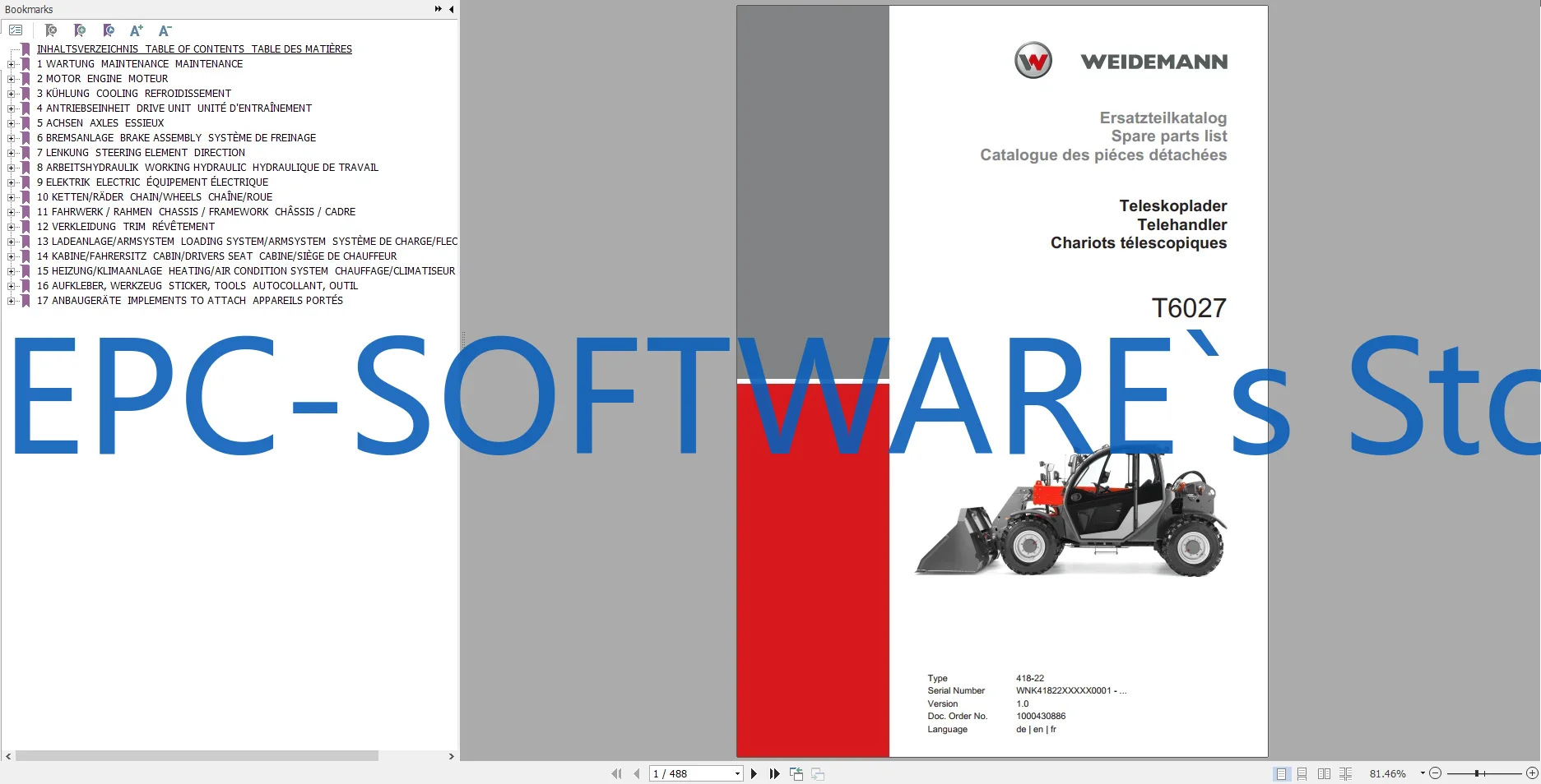 Catalogo dei pezzi di ricambio - Heavy Equipment Software recensione e prezzo